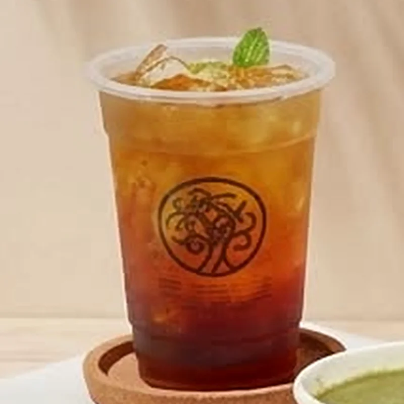 Malunggay-Collagen French Hazelnut iced drink with pearls